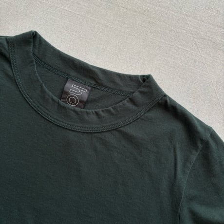 30/1天竺 半袖Tシャツ (サックス・ダークグリーン) 252-6271・252-6272 / homspun ホームスパン