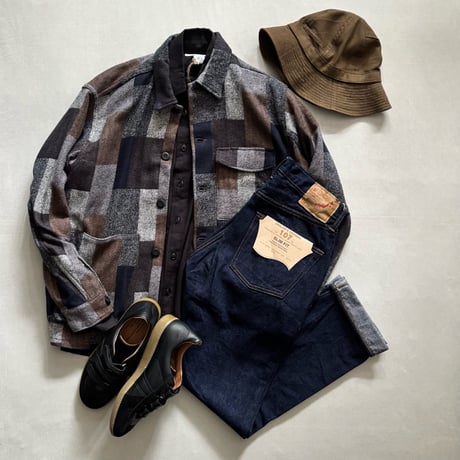 107 IVY FIT SELVEDGE DENIM (ONE WASH) 01-0107 / orSlow オアスロウ
