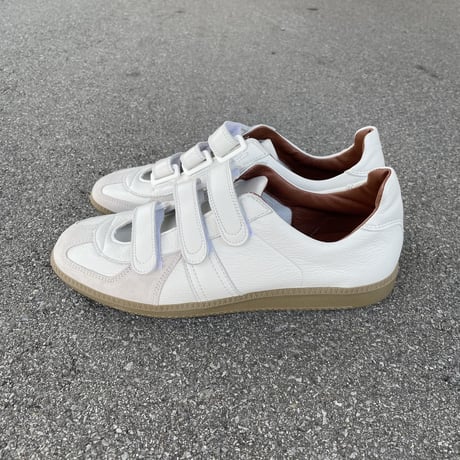 GERMAN MILITARY TRAINER (WHITE) 1703LD / REPRODUCTION OF FOUD リプロダクションオブファウンド