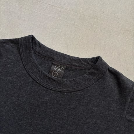 30/1天竺 半袖Tシャツ (TOPダークチャコール) 261-6271CH・261-6272CH / homspun ホームスパン