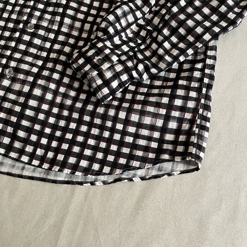 ROLL UP 水彩 GINGHAM SHIRT PC-016-2215 / Porter C