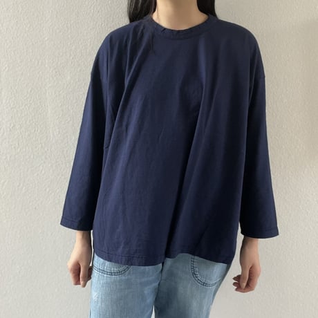 1/30 リサイクルムラ糸天竺 フレアプルオーバー  P90475 / prit
