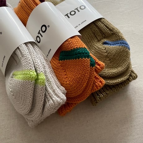 CHUNKY RIBBED CREW SOCKS size S(23~25cm) R1523 / ROTOTO
