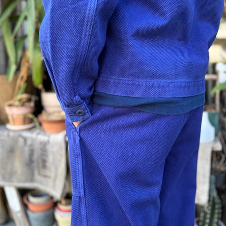 J7126 ブルーインディゴサシコテゾメベイカーズパンツ 1016598 / BLUE BLUE JAPAN ブルーブルージャパン