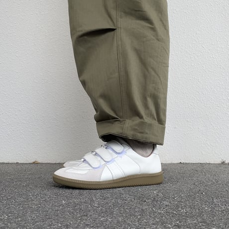 GERMAN MILITARY TRAINER (WHITE) 1703LD / REPRODUCTION OF FOUD リプロダクションオブファウンド