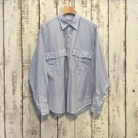 ROLL UP STRIPE SHIRT (BLUE) PC-016-2212 / Porter Classic