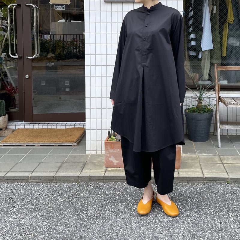 サイドプリーツロングシャツ VC-2455 / Veritecoeur | e-shop/E- サイドプリーツロングシャツ VC-2455 / Veritecoeur | e-shop/E-