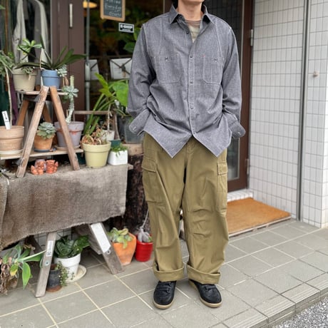 NEW MEDICAL SHIRT SALT&PEPPER 80470010051 / Nigel Cabourn