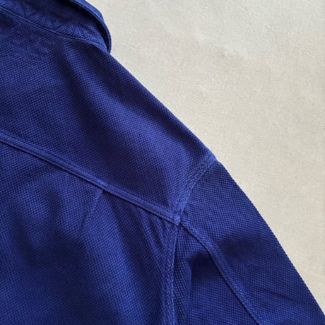 J7125 ブルーインディゴサシコテゾメジップアップジャケット 1016597 / BLUE BLUE JAPAN ブルーブルージャパン