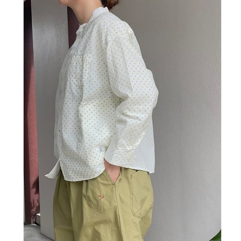 【タグ付き新品】快晴堂 水玉プルオーバーシャツ 快晴堂（かいせいどう）52S-41 5mm水玉プルオーバーシャツ 水玉