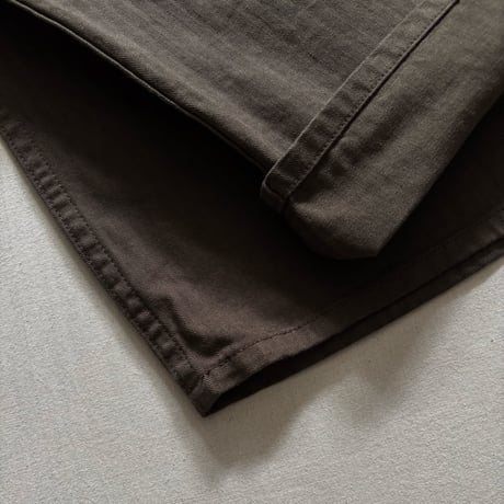 WIDE FIT FRENCH WORK PANTS (COFFEE BROWN) 03-5011 / orSlow オアスロウ