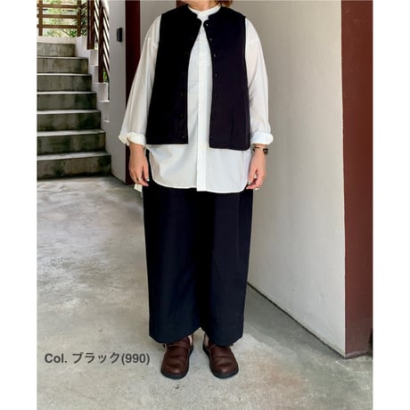 CW オーバル パンツ 7254P-008 / NATURAL LAUNDRY  ナチュラルランドリー