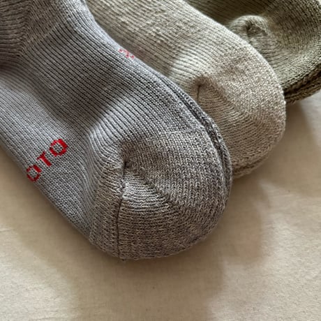 ORGANIC DAILY 3 PACK MINI CREW SOCKS R1522 / ROTOTO ロトト