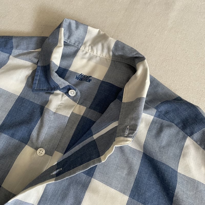 BEAT WRITER BLOCK CHECK SHIRT PC-016-2223 / Por