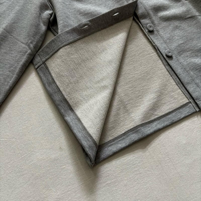 コンパクト裏毛カーディガン 242-6536 / homspun ホームスパン コンパクト裏毛カーディガン 242-6536 / homspun ホームスパン