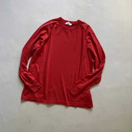 30/1天竺 L/S切替長袖プルオーバー 261-6380 / homspun ホームスパン