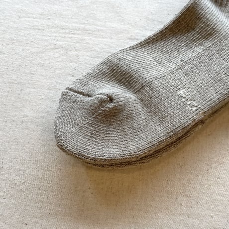 ORGANIC DAILY 3 PACK ANKLE SOCKS (ECRU×GRAY) R1371 / ROTOTO