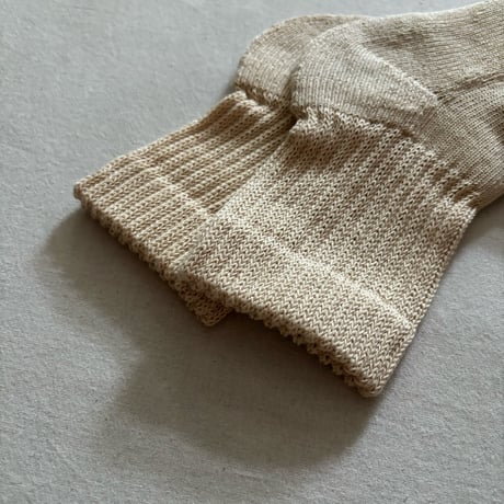 ORGANIC DAILY 3 PACK MINI CREW SOCKS R1522 / ROTOTO ロトト