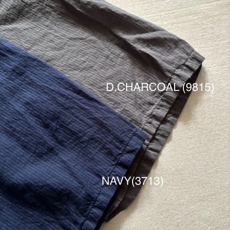 COTTON&LINEN PATCHWORK(OVERDYE) GATHERED WRAP DRESS  NMDS25233D / maison de soil メゾンドソイル
