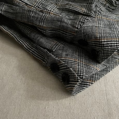 Linen Check プルオーバーブラウス 13137103 / Vlas Blomme ヴラスブラム