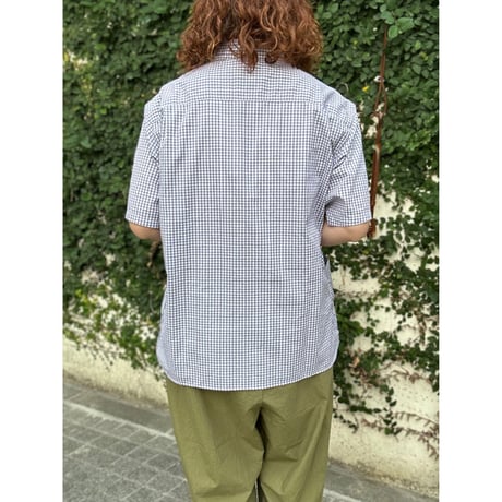 定番プルオーバー 半袖ギンガムシャツ LS-407 / LOLO