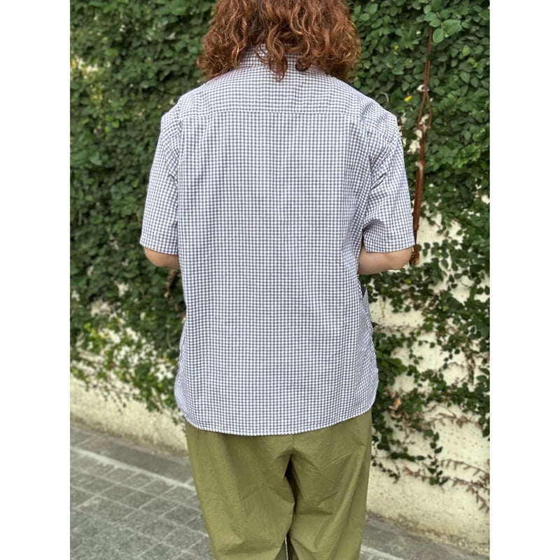 定番プルオーバー 半袖ギンガムシャツ LS-407 / LOLO | e-shop/E