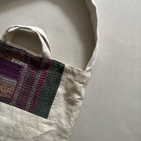 インドラリーキルト&フランスシーツ トート&ショルダーBAG ARTEA-26SP45 / ARTE POVERA アルテポーヴェラ