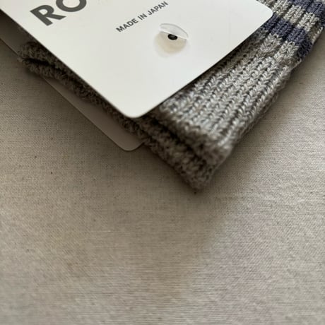 HEMP OG COTTON STRIPE SOCKS size S(23~25cm) R1468 / ROTOTO