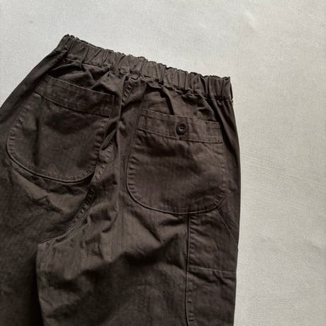 WIDE FIT FRENCH WORK PANTS (COFFEE BROWN) 03-5011 / orSlow オアスロウ
