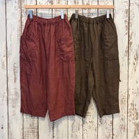 リネンバイオ 八分丈パンツ 261-3406 / homspun ホームスパン