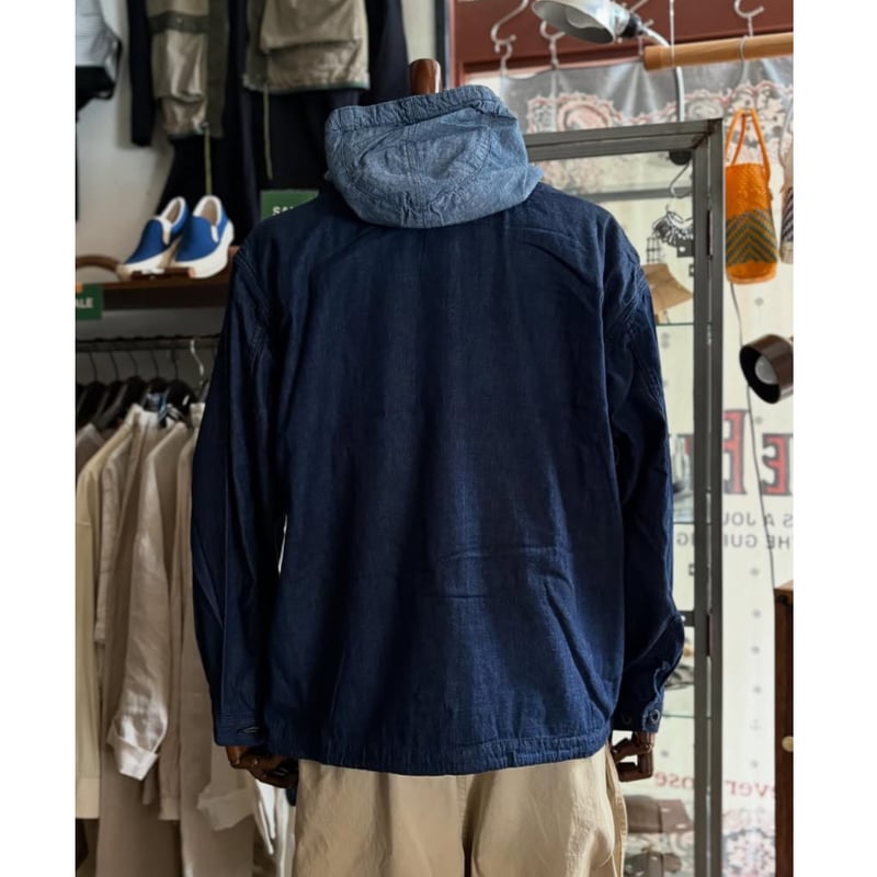 ライトデニム アノラックパーカ 1017682 / BLUE BLUE ブルー