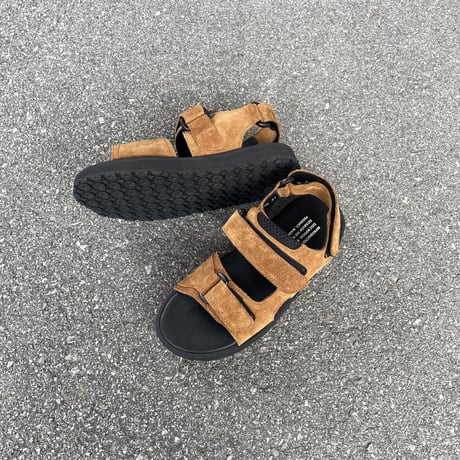ITALIAN MILITARY SANDAL (DARK CAMEL SUEDE) 1836SS / REPRODUCTION OF FOUD