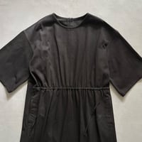 墨染ツイル5分袖ロングワンピース 322530 / HAVERSACK ハバーサック