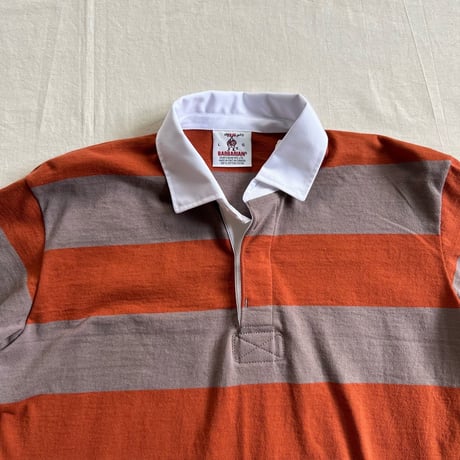 Light Weight Rugby Collar S/S Shirts / BARBARIAN