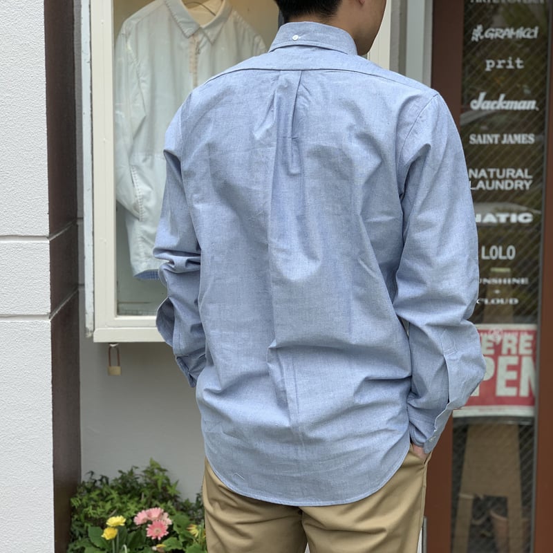 OXFORD B.D. L/S SHIRT(BLUE) / THE BAGGY | e-sho OXFORD B.D. L/S SHIRT(BLUE) / THE BAGGY | e-sho