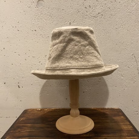 フランスリネン染め バゲットHAT 2021summer44  / ARTE POVERA