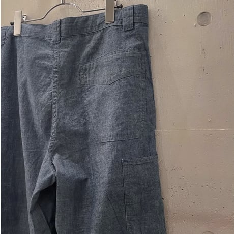 ORGシャンブレーフレンチ ワークパンツ 1011083 / BLUE BLUE ブルーブルー