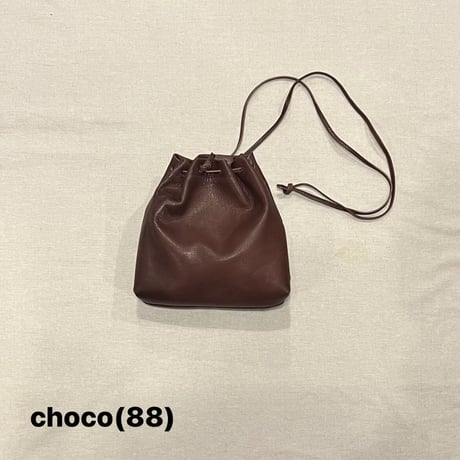 GOAT LEATHER KINCHAKU SHOULDER BAG MC1027  / MASTER&Co.