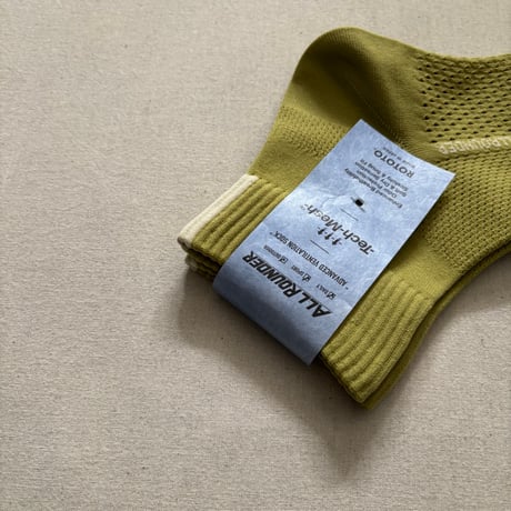 ALLROUNDER TECH-MESH "ANKLE" size M(25~27cm) R1594 / ROTOTO ロトト