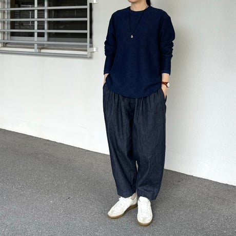 KOGIN KNIT CREWNECK (NAVY) PC-051-3050 / Porter Classic ポータークラシック