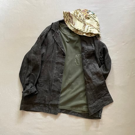 5.6oz BASIC T-SHIRT PIGMENT 80480021021 / Nigel Cabourn ナイジェルケーボン