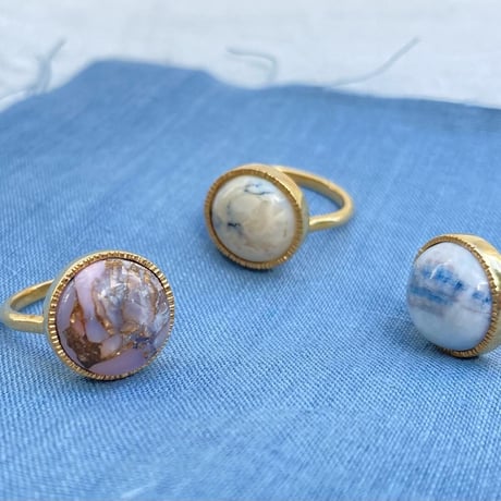 Round Frame Ring 81104022 / Aperdiem アペルディエム