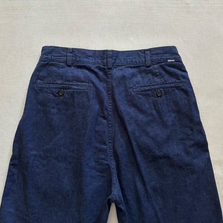 TWO TUCK DENIM WIDE TROUSER (ONE WASH) 03-5021 / orSlow オアスロウ