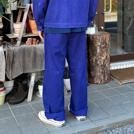 J7126 ブルーインディゴサシコテゾメベイカーズパンツ 1016598 / BLUE BLUE JAPAN ブルーブルージャパン