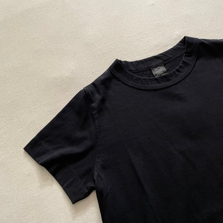 30/1天竺 半袖Tシャツ (サラシ・ブラック) 6271・6272 / homspun ホームスパン
