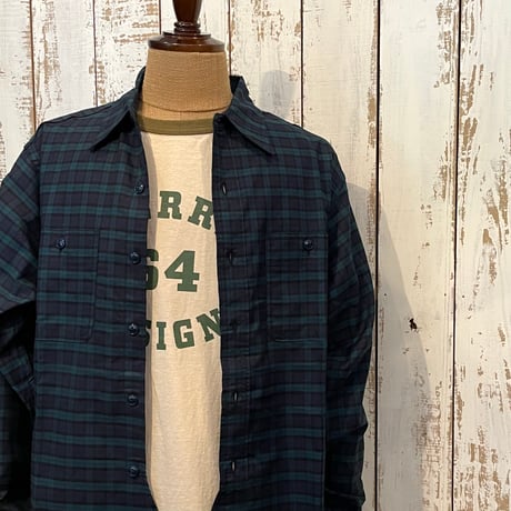 Gardening At Night Shirt (Organic Oxford) SF-242112 / SASSAFRAS ササフラス