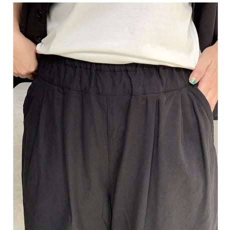 CW オーバル パンツ 7254P-008 / NATURAL LAUNDRY  ナチュラルランドリー