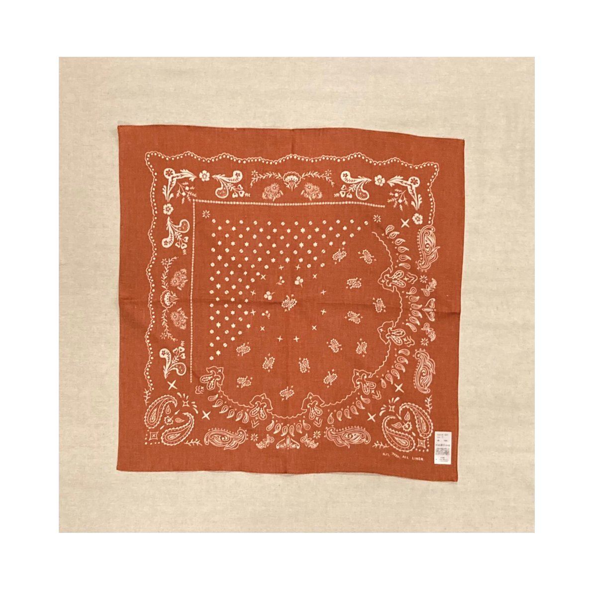 リネンバンダナ 7221A-001 / NATURAL LAUNDRY | e-shop/E-