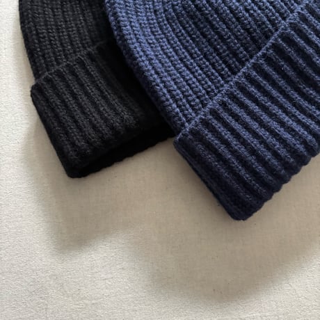 J7183 リサイクルカシミア ビーニー 1016668  / BLUE BLUE JAPAN ブルーブルージャパン