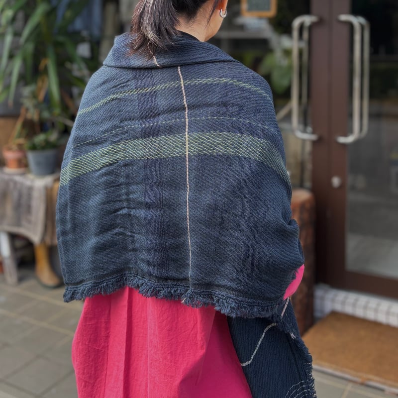 tamaki niime タマキニイメ roots shawl MIDDLE ⑥ tamaki niime
